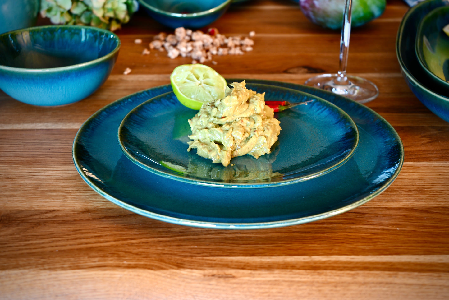 Salat / Dessert Teller AMAZONIA (4er-Set)
