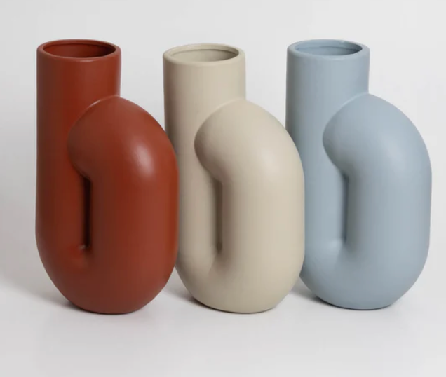 Nono Vase hellblau